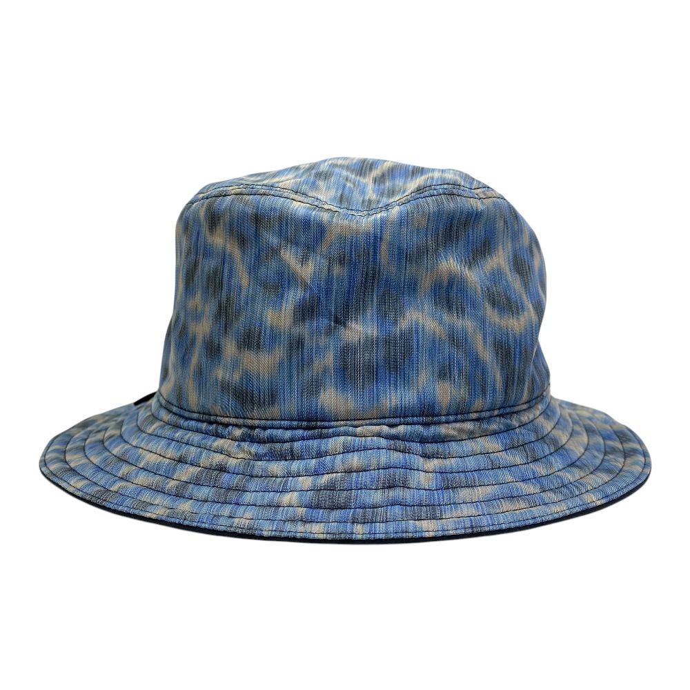Dior Bucket Hat Pa-ray-for-gi-o-chien's Collaboration Hat All Over Pattern Blue — view 3