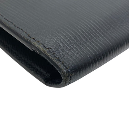 Louis Vuitton Epi Portefeuille Brazza Wallet Bifold Leather Black Business — view 8