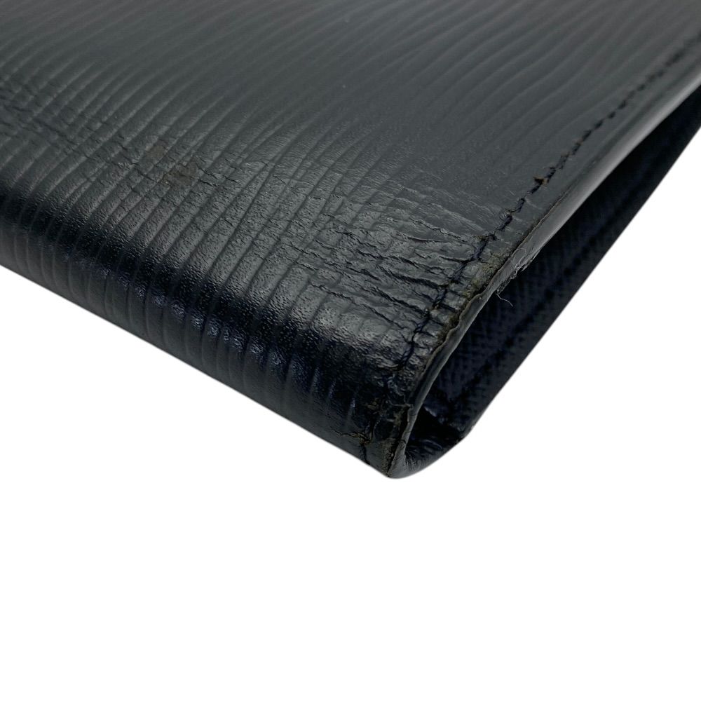 Louis Vuitton Epi Portefeuille Brazza Wallet Bifold Leather Black Business — view 7
