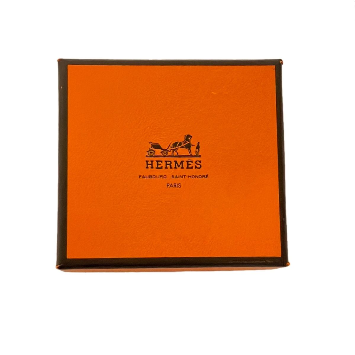 Hermes Key Holder Brown Silver Beaver Leather — view 5