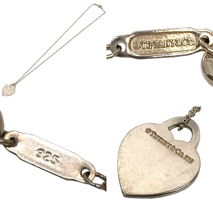 Tiffany & Co Notes Heart Tag Necklace Sterling Silver — view 3