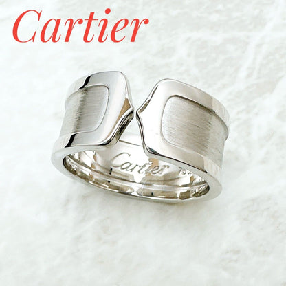 Cartier C2 Wide White Gold Ring