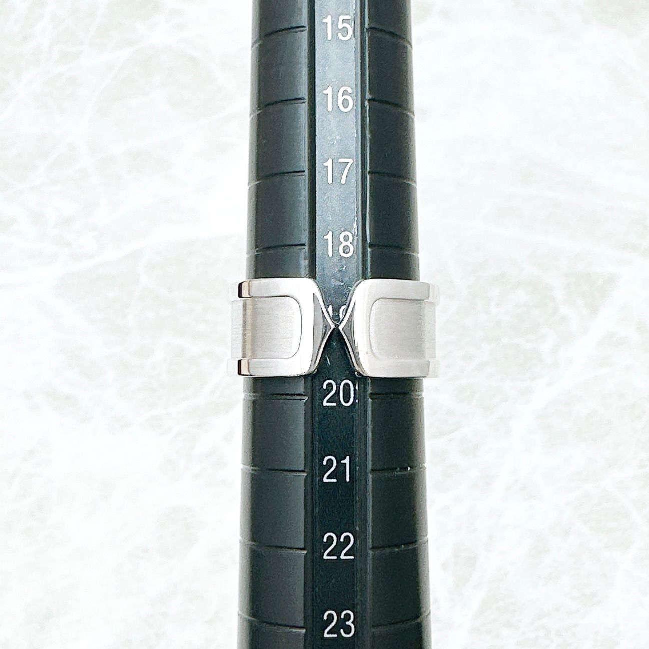 Cartier C2 Wide White Gold Ring — view 7