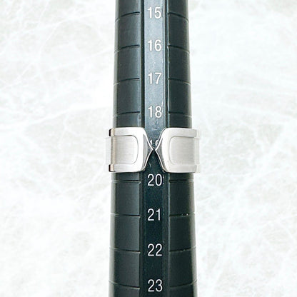 Cartier C2 Wide White Gold Ring — view 7