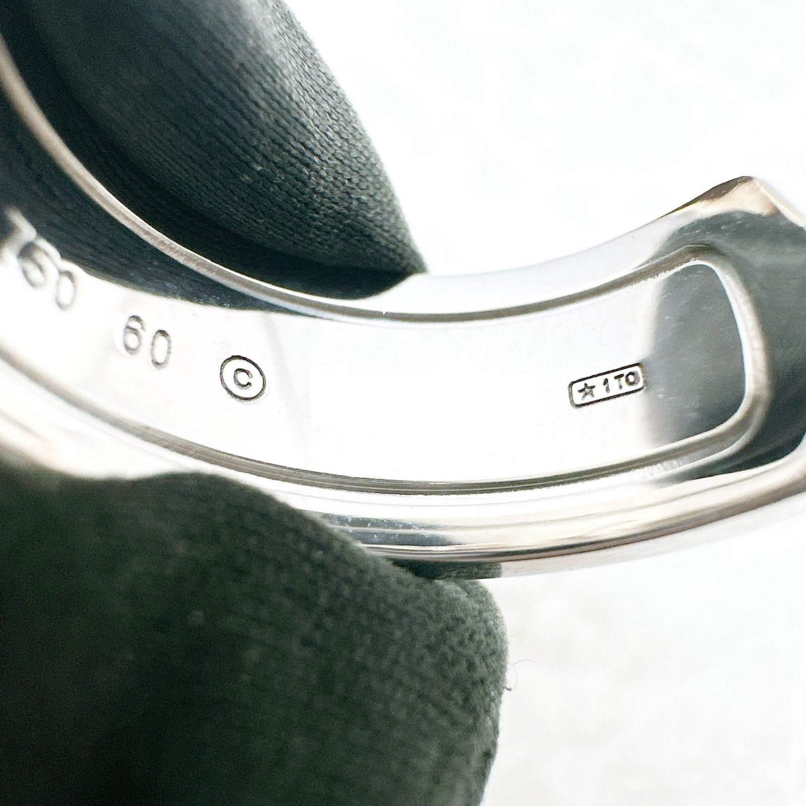 Cartier C2 Wide White Gold Ring — view 6