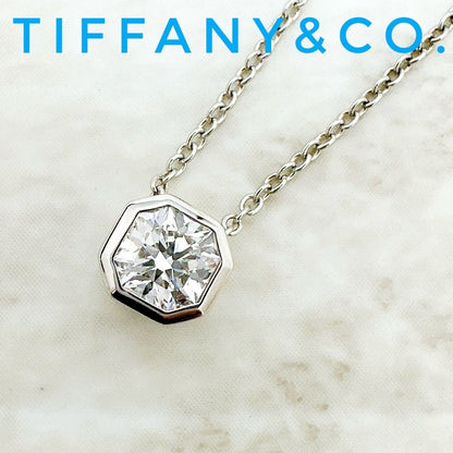 Tiffany & Co Lucida Diamond Platinum Necklace 40 cm