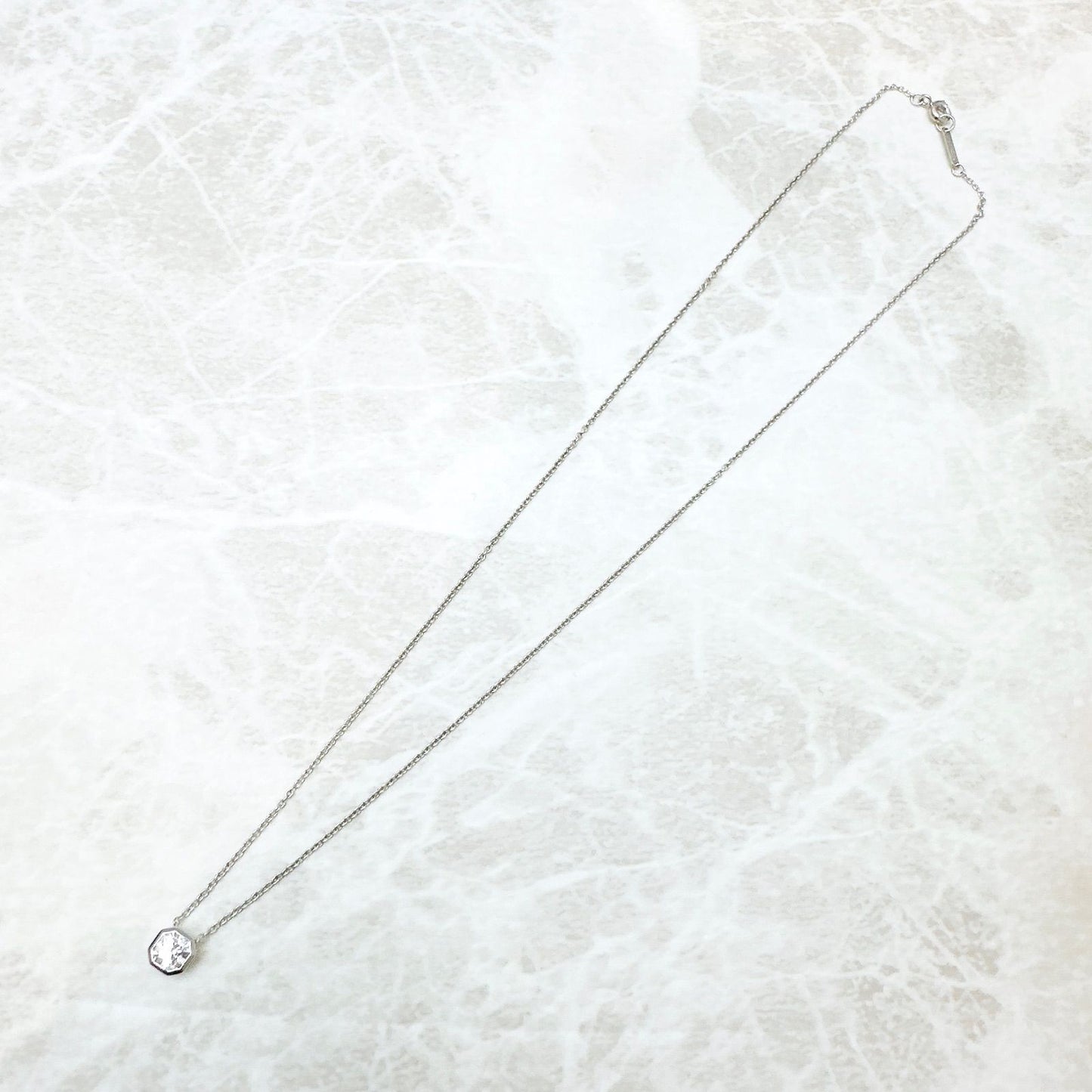 Tiffany & Co Lucida Diamond Platinum Necklace 40 cm — view 2