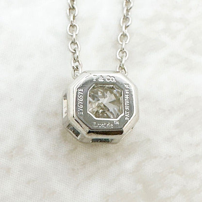 Tiffany & Co Lucida Diamond Platinum Necklace 40 cm — view 6
