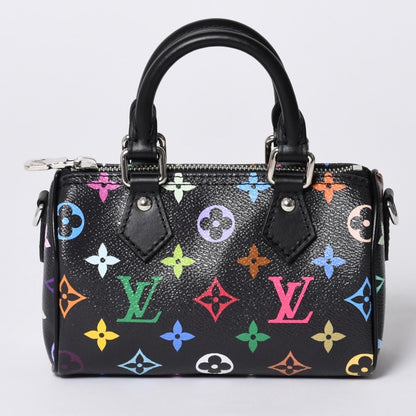 Louis Vuitton Nano Speedy Takashi Murakami Multicolor Black 2-Way Bag Leather — view 3