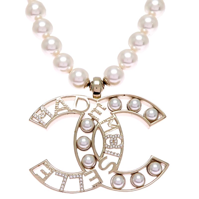 Chanel Necklace Beige