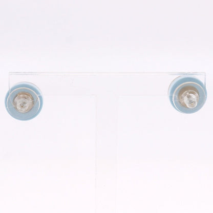 Chanel Logo CC Stripe Resin Line Stone Metal Gold 13c Earrings — view 3