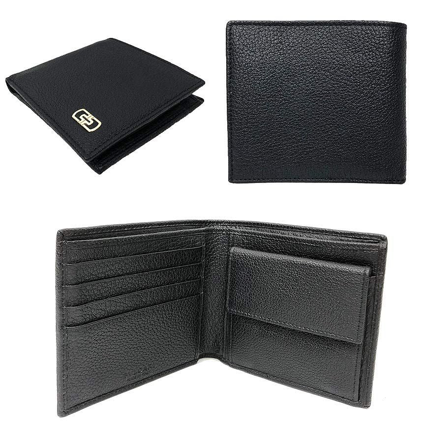 Bvlgari Parentesi Fold Wallet Leather Black — view 2