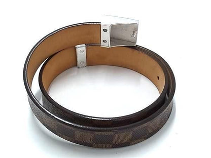 Louis Vuitton Belt Damier Ceinture Carre Ebene Leather — view 2