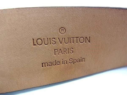 Louis Vuitton Belt Damier Ceinture Carre Ebene Leather — view 4