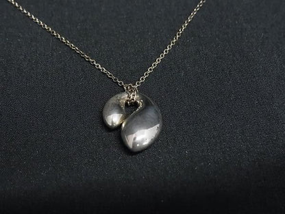Tiffany & Co Necklace Elsa Peretti Double Teardrop Silver — view 2