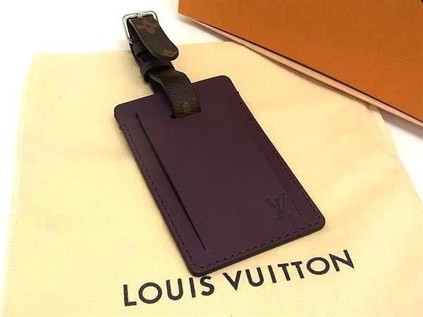 Louis Vuitton Bag Charm Porto a Dos Less Ketch Purple Brown Monogram Leather