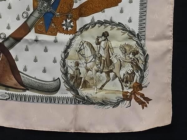 Hermes Scarf Carre 90 Pink Multicolor Silk 100% Napoleon Large — view 3