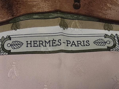 Hermes Scarf Carre 90 Pink Multicolor Silk 100% Napoleon Large — view 6