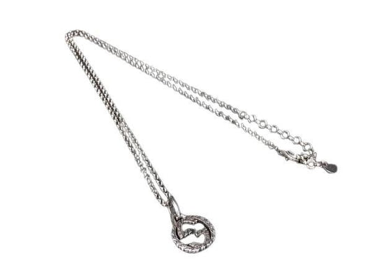 Gucci Necklace Interlocking Silver