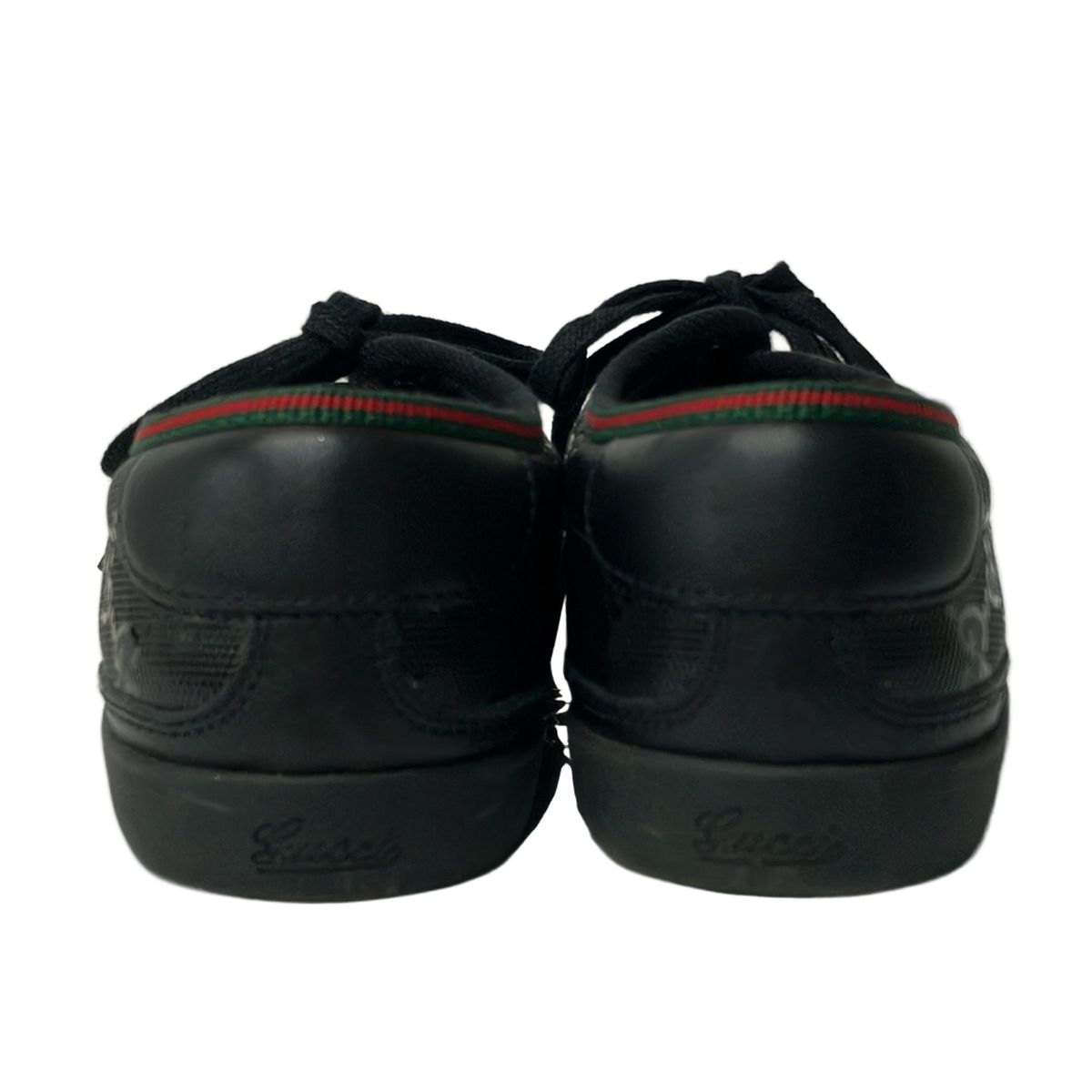 Gucci Sneakers 36.5 Black Red Green Sherry Imprime Leather — view 3