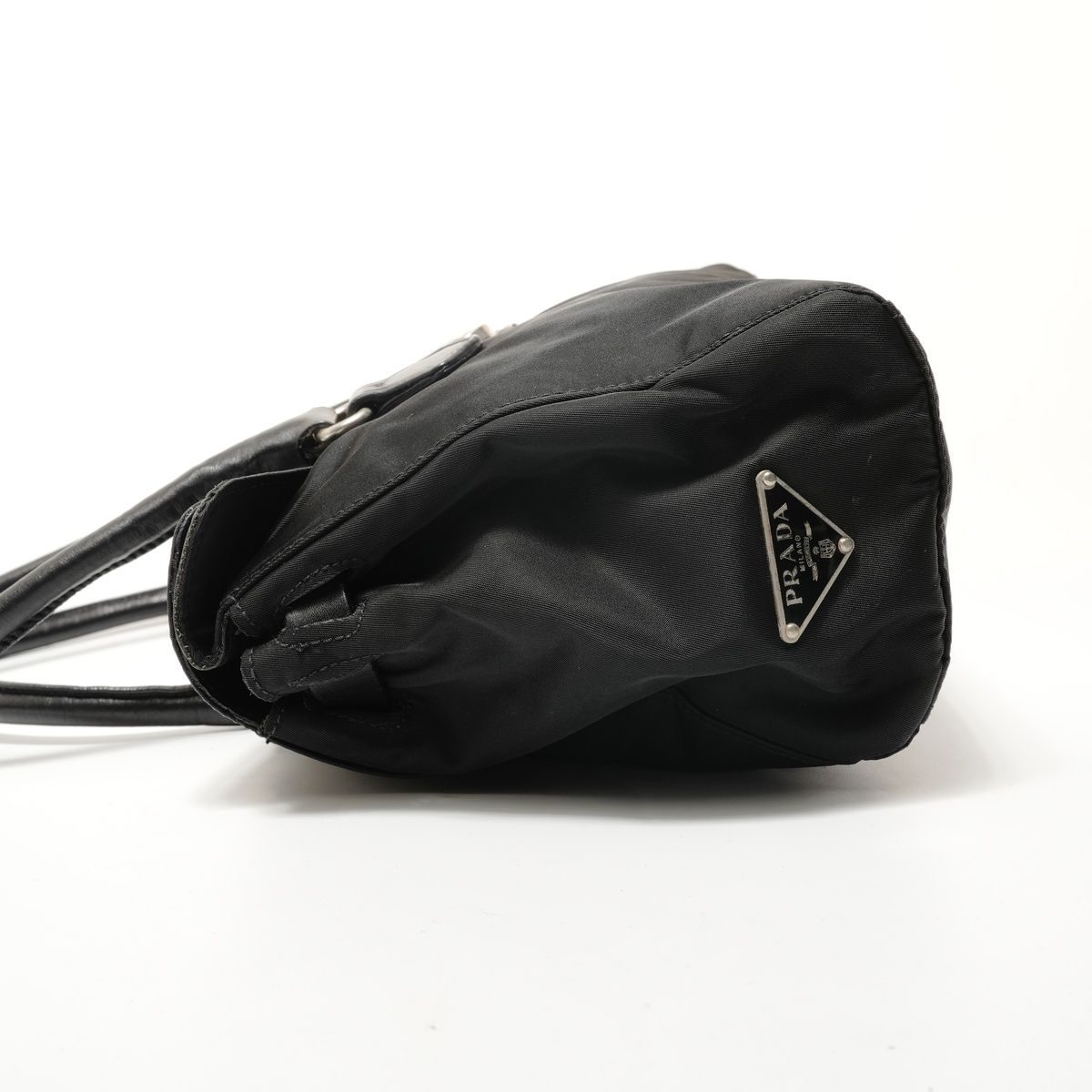 Prada Shoulder Bag Nylon Triangle Logo — view 3