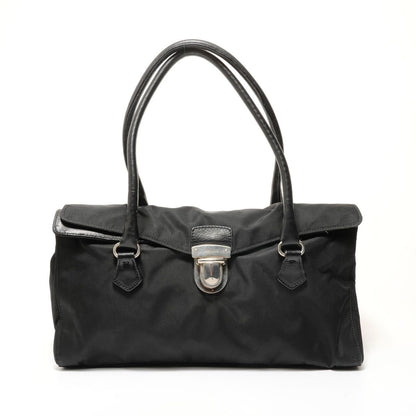 Prada Shoulder Bag Nylon Triangle Logo