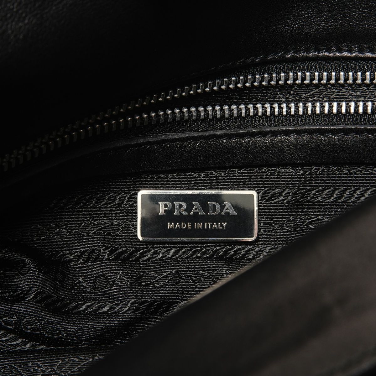 Prada Shoulder Bag Nylon Triangle Logo — view 8