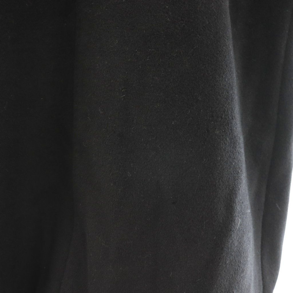 Max Mara White Tag Long Coat Hood Wool Cashmere Blend 38 Black ES — view 6