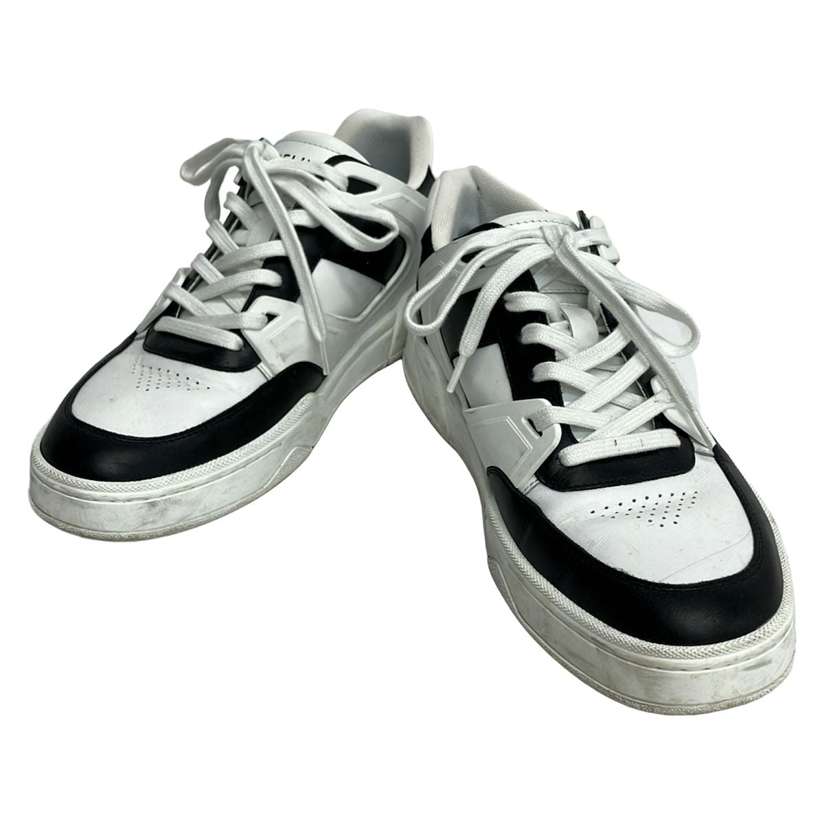 Celine Sneakers 42 Lace Up Low Optic White Black — view 2
