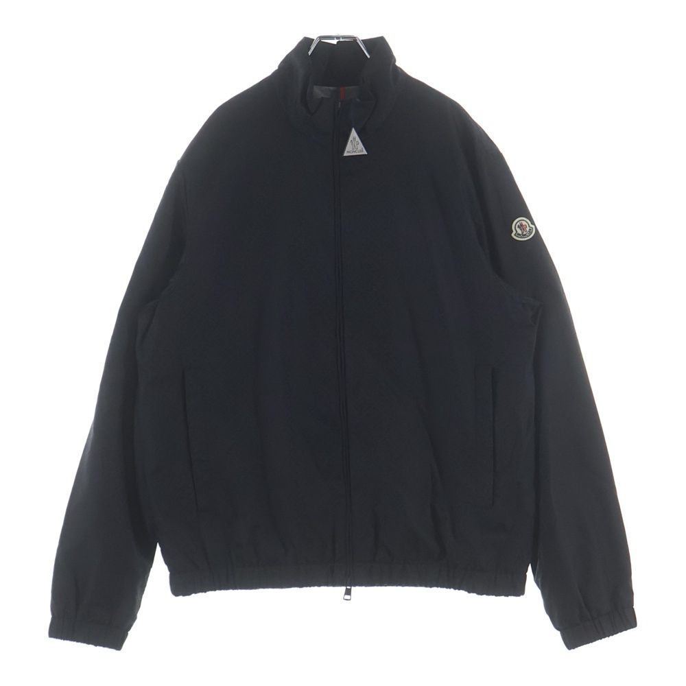 Moncler Vanoise Monogram Jacquard Windbreaker Nylon Jacket Black