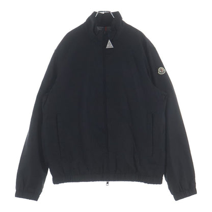 Moncler Vanoise Monogram Jacquard Windbreaker Nylon Jacket Black