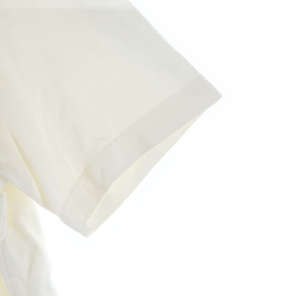 Moncler T-Shirt Neck Logo Crew Short Sleeve White — view 5