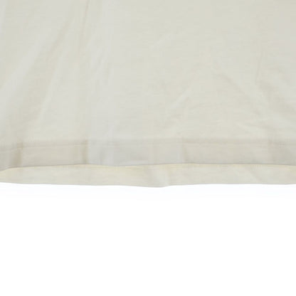 Moncler T-Shirt Neck Logo Crew Short Sleeve White — view 6