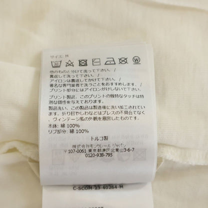 Moncler T-Shirt Neck Logo Crew Short Sleeve White — view 8