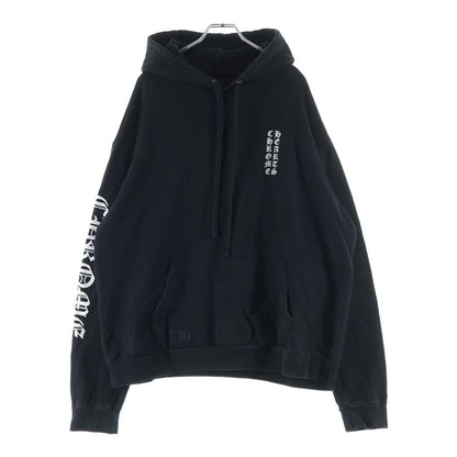 Chrome Hearts Sweatshirt Plvr Arm Logo Print Pullover Hoodie Black