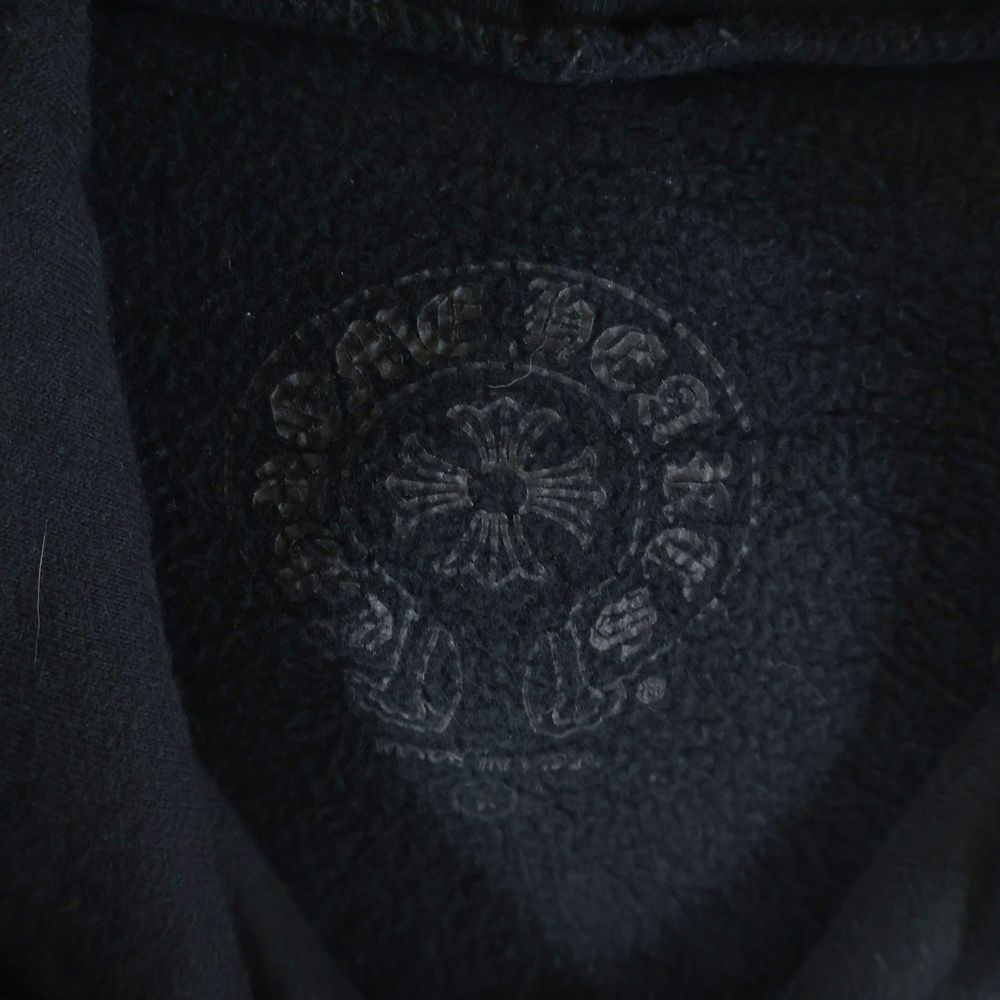 Chrome Hearts Sweatshirt Plvr Arm Logo Print Pullover Hoodie Black — view 7