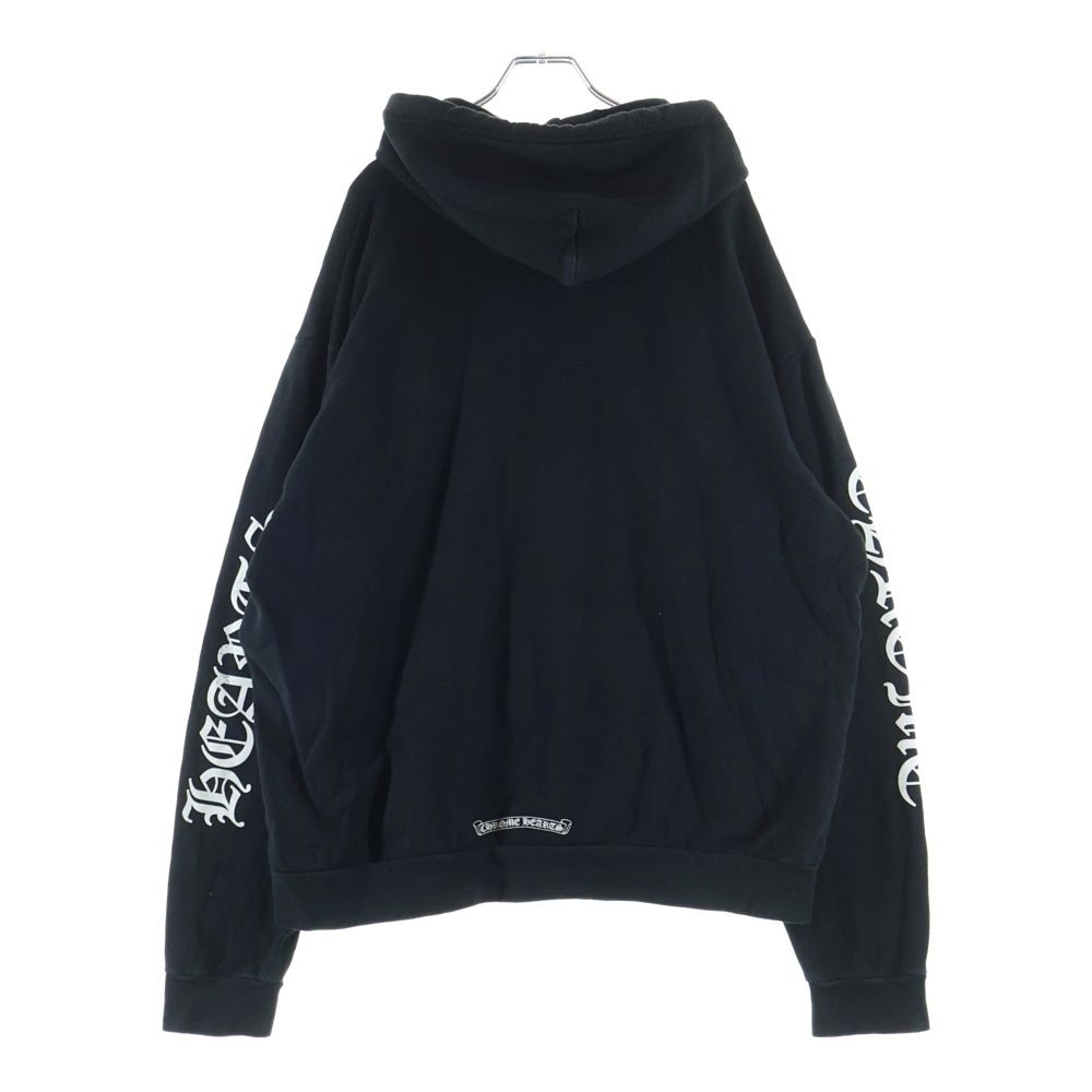 Chrome Hearts Sweatshirt Plvr Arm Logo Print Pullover Hoodie Black — view 2
