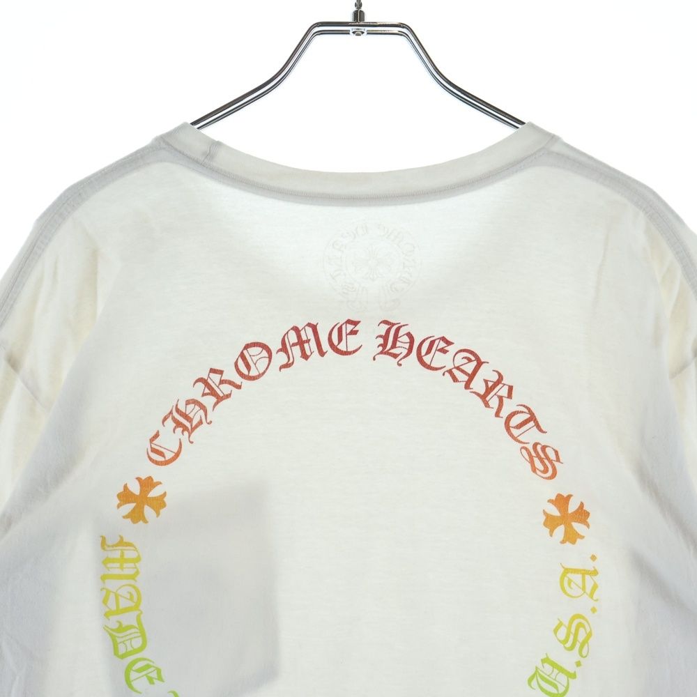 Chrome Hearts Back Grad Circle Logo Tee Gradation Crew Neck Short Sleeve — view 4