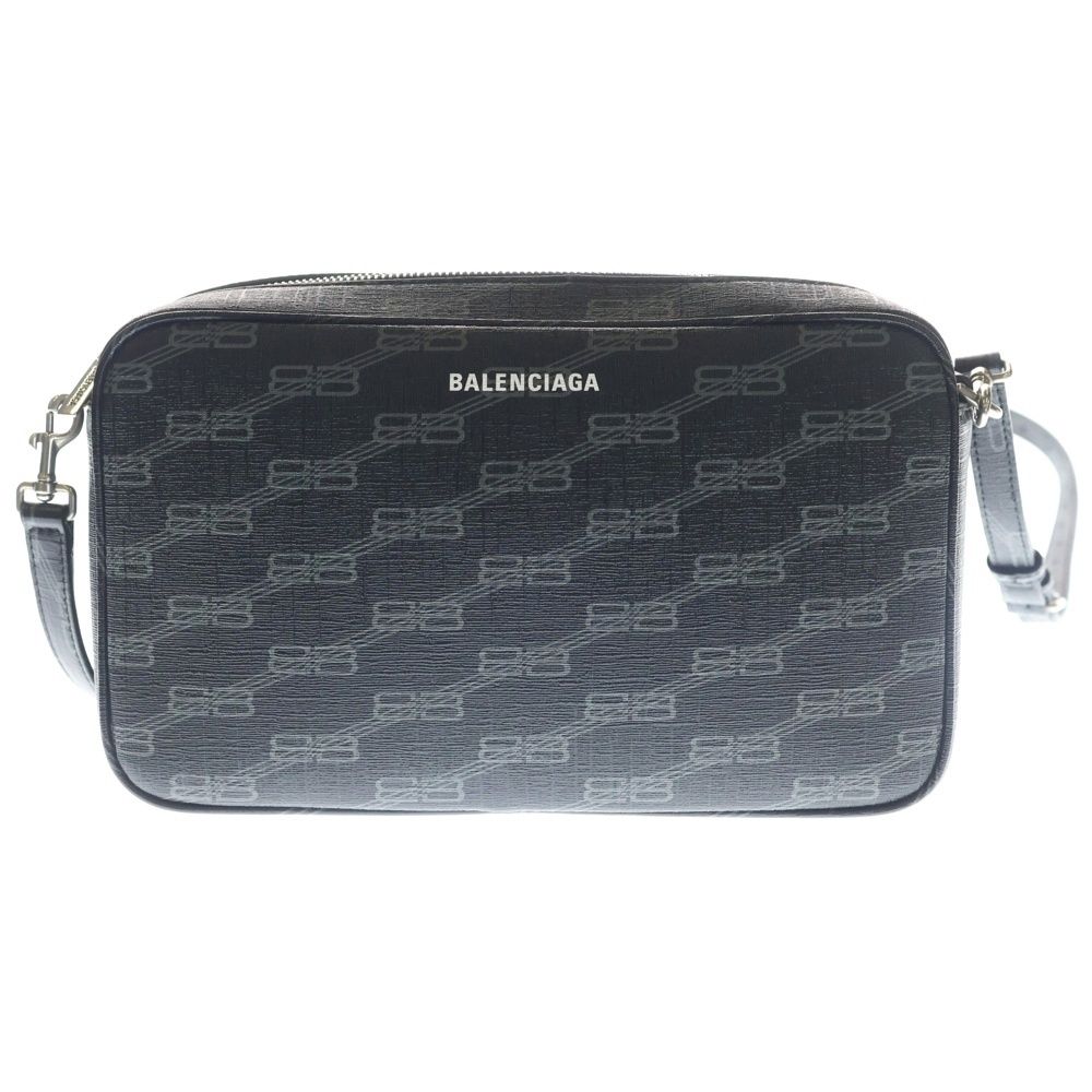 Balenciaga BB Monogram Signature Camera Bag Black