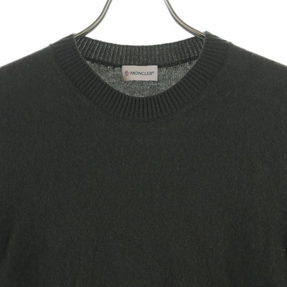 Moncler Girocollo Tricot Crew Neck Knit Sweater Gray — view 3