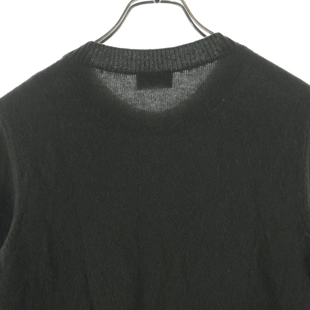 Moncler Girocollo Tricot Crew Neck Knit Sweater Gray — view 4