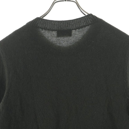 Moncler Girocollo Tricot Crew Neck Knit Sweater Gray — view 4