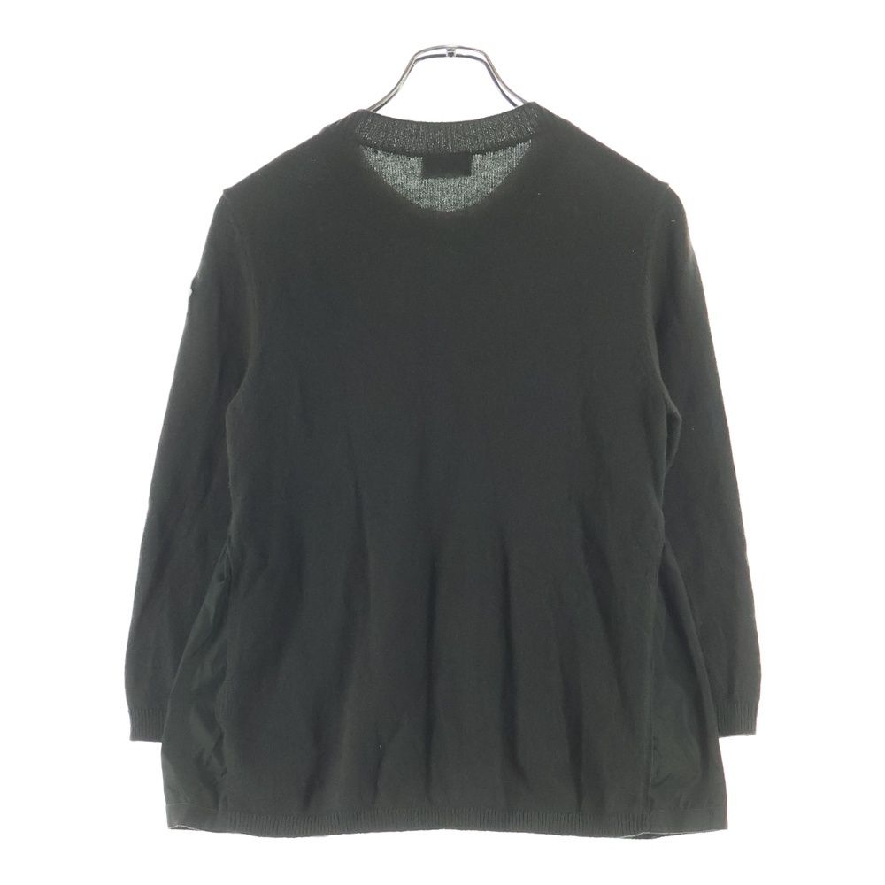 Moncler Girocollo Tricot Crew Neck Knit Sweater Gray — view 2