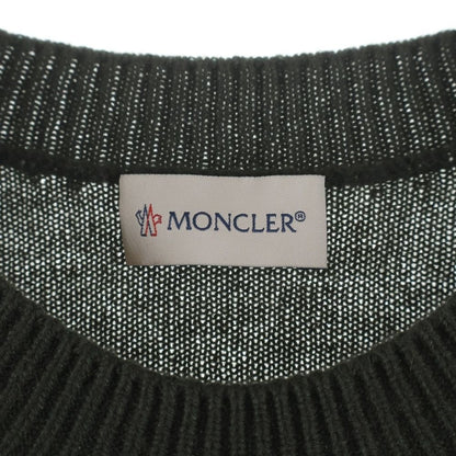 Moncler Girocollo Tricot Crew Neck Knit Sweater Gray — view 7