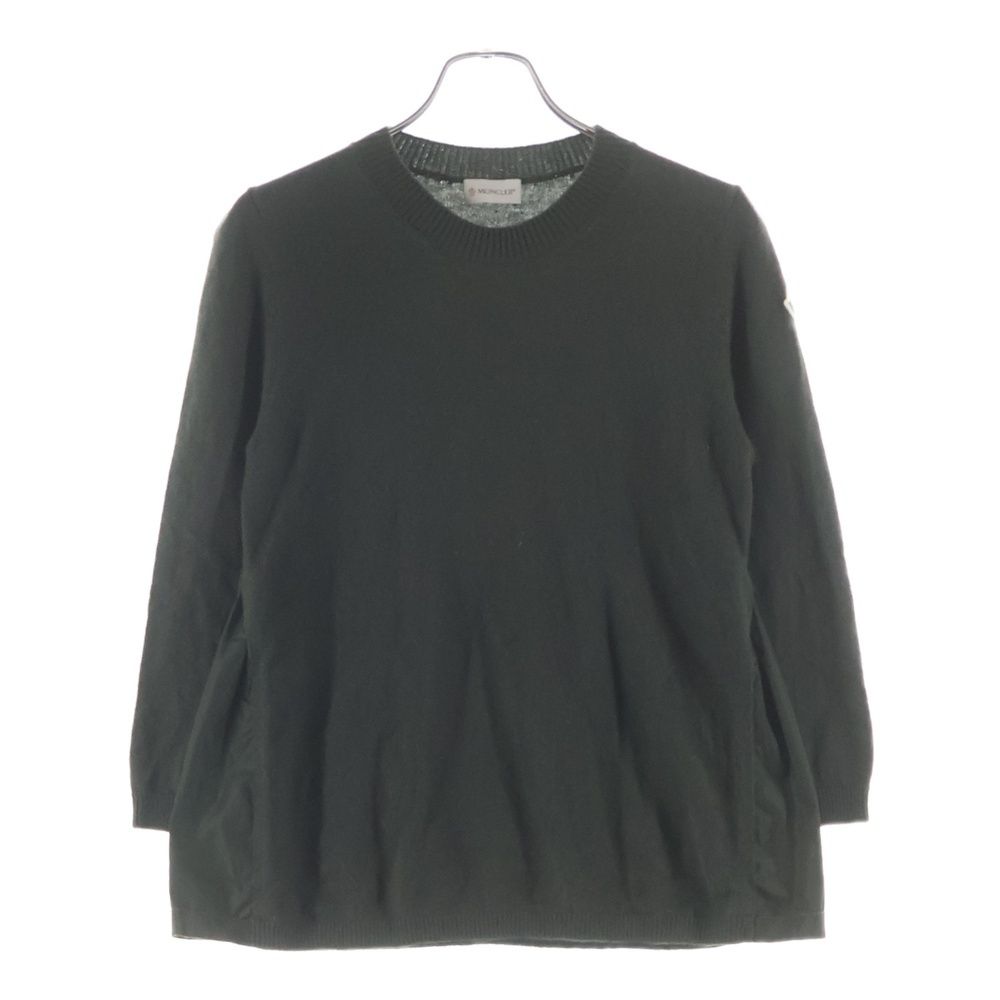 Moncler Girocollo Tricot Crew Neck Knit Sweater Gray