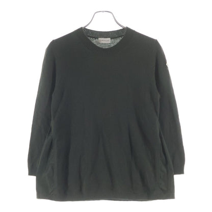 Moncler Girocollo Tricot Crew Neck Knit Sweater Gray