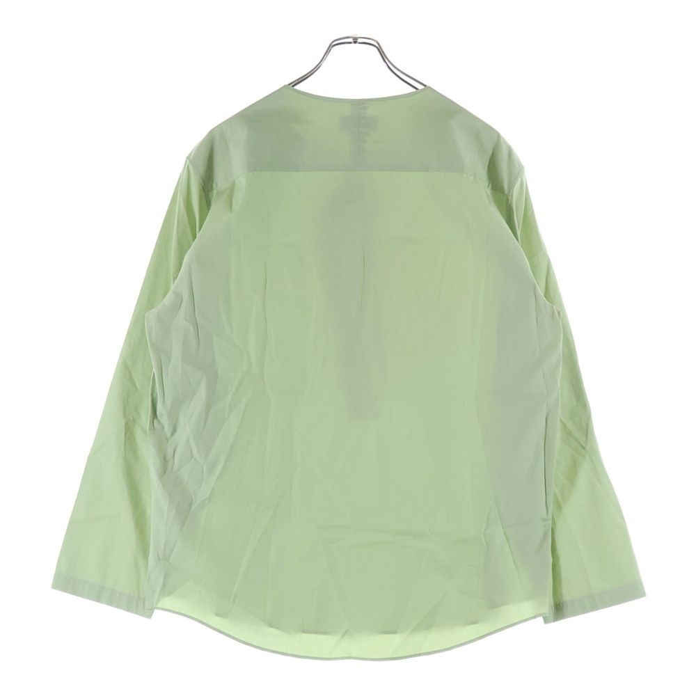 Hermes Colorless Long Sleeve Pullover Shirt Green Sweater — view 2