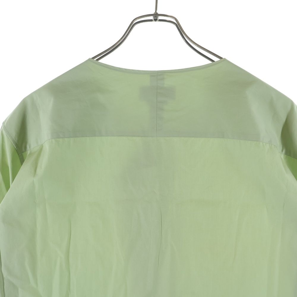 Hermes Colorless Long Sleeve Pullover Shirt Green Sweater — view 4