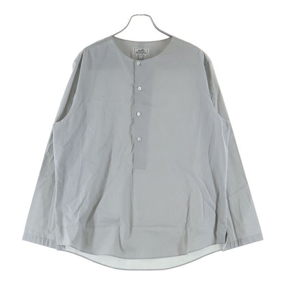 Hermes Colorless Long Sleeve Pullover Shirt Gray Sweater