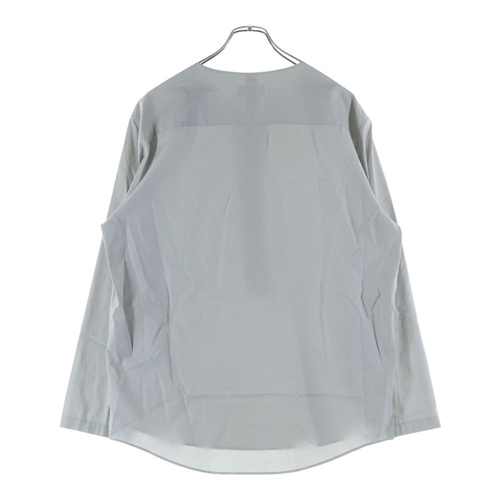 Hermes Colorless Long Sleeve Pullover Shirt Gray Sweater — view 2
